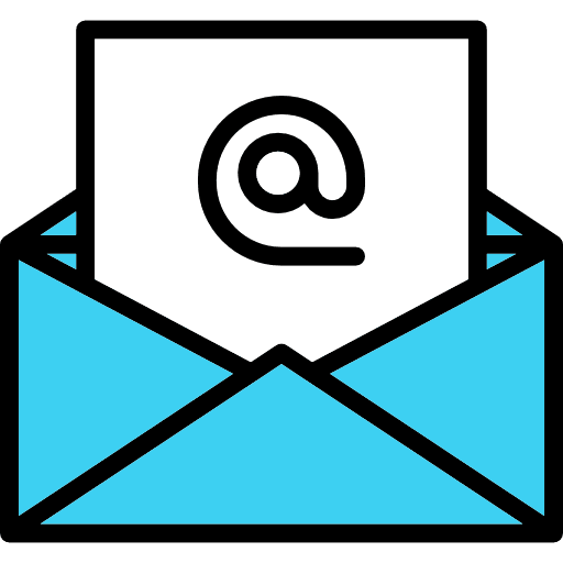 Email at arroba message icon