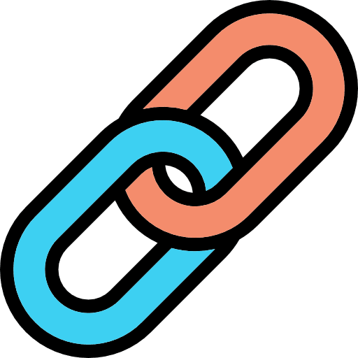 Link tools and utensils chain connection icon