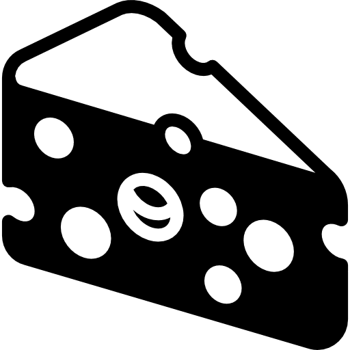 Cheese fattening milky healthy food icon