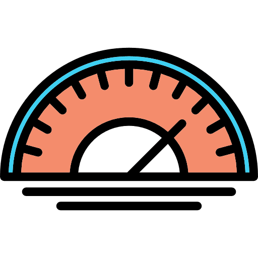 Speedometer velocity tools and utensils bandwidth icon