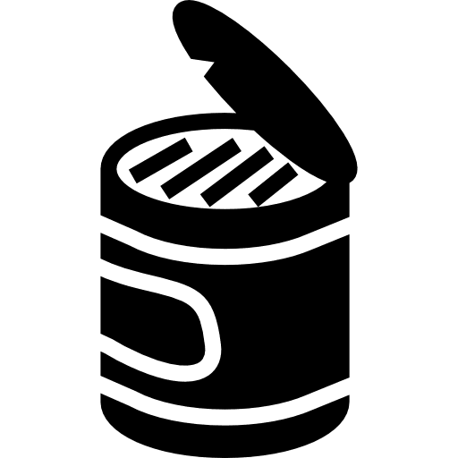 Can vegetarian tinned food vegetable icon