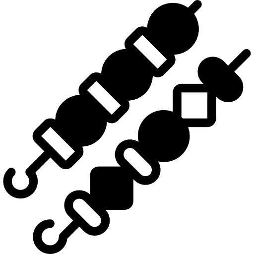 Kebab meat kebab grill icon