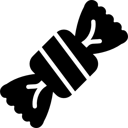 Toffee candy dessert sweets icon