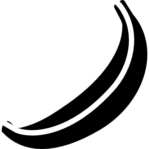 Banana organic food healthy food icon