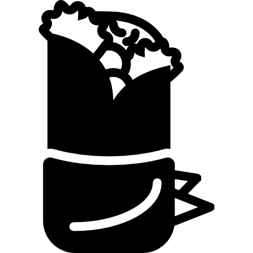 Kebab doner kebab food meat icon