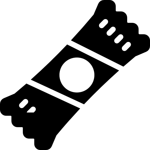 Candy sweet wrapper chocolate icon