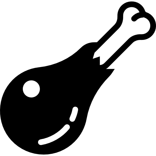Meat protein barbecue meat icon