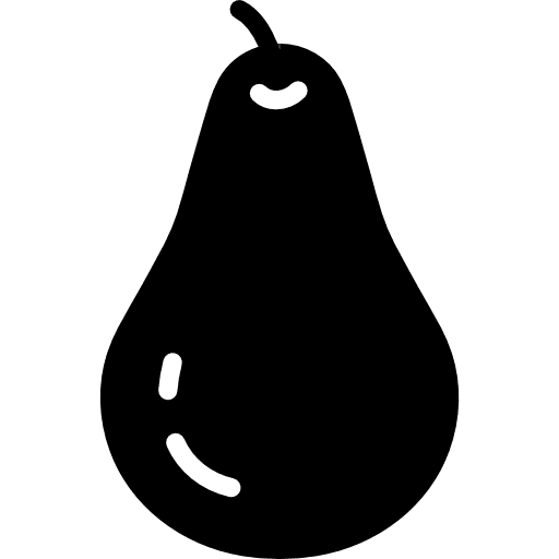 Pear fruit diet food icon