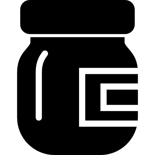 Butter container item shopping store icon