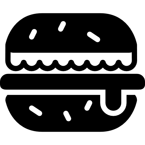 Hamburguer unhealthy fast food hamburguer icon