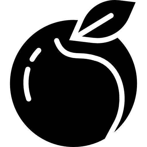 Peach diet vegan peach icon