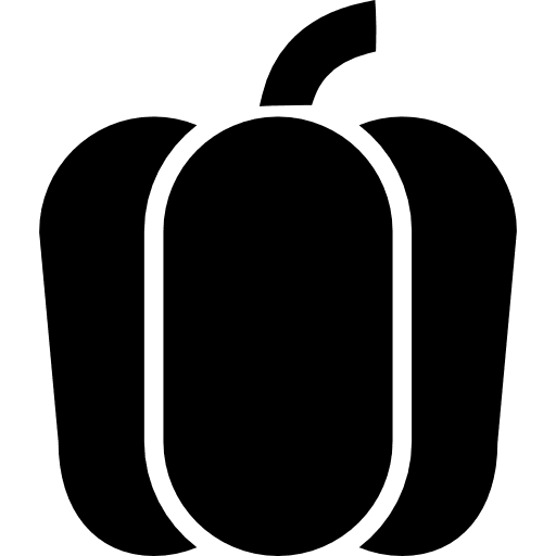 Pepper diet vegetable vegan icon