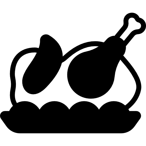 Turkey chicken leg turkey leg roast chicken icon