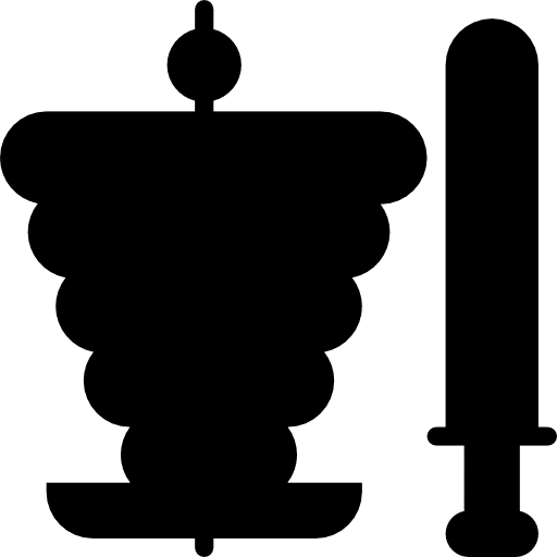 Kebab doner kebab roll food icon