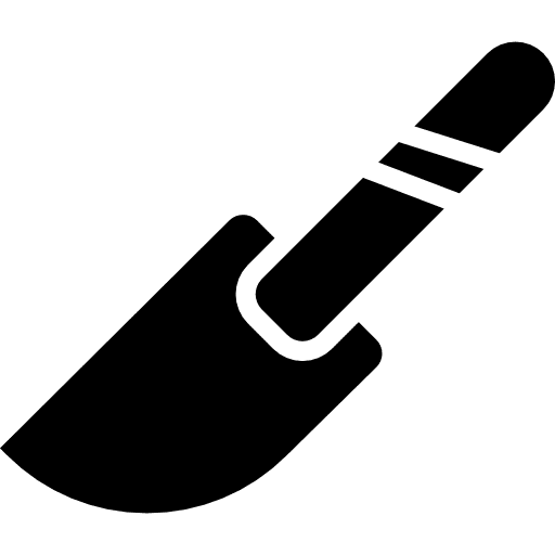 Ornating knife food dessert icon