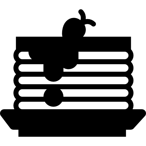 Pancakes sweet pancakes baker icon