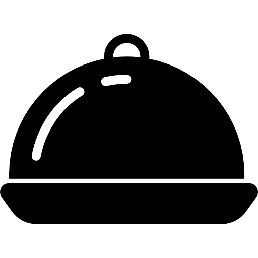 Dish tools and utensils cover plate icon