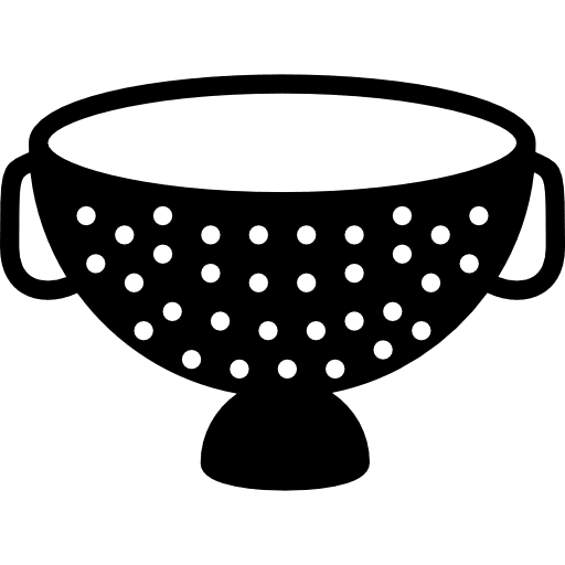 Strainer kitchenware strainers tools and utensils icon