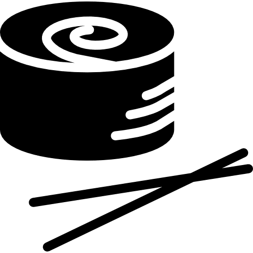 Sushi japanese food food maki icon