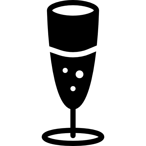 Glass glass refreshment champagne icon