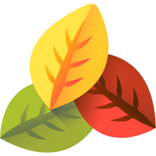 Leaves autumn plant holidays icon