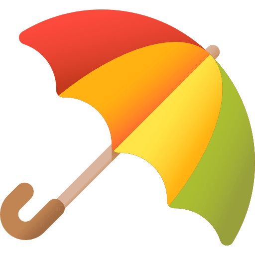 Umbrella rainy rain umbrella icon