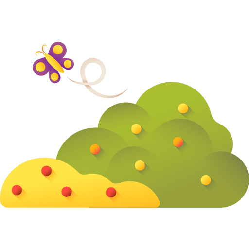 Bush garden bush plant icon