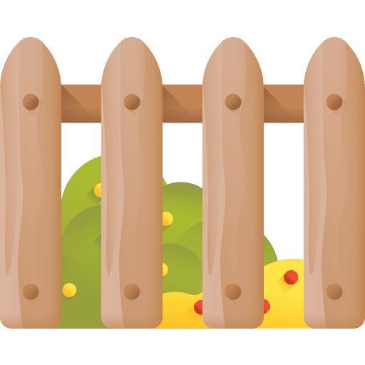 Fence fence limits yard icon