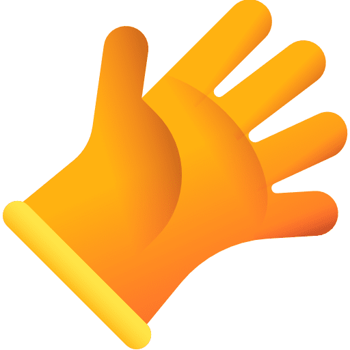 Gloves medical protection rubber icon