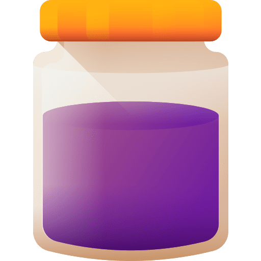 Jam jar conserve food icon