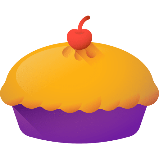 Pie pie sweet food and restaurant icon