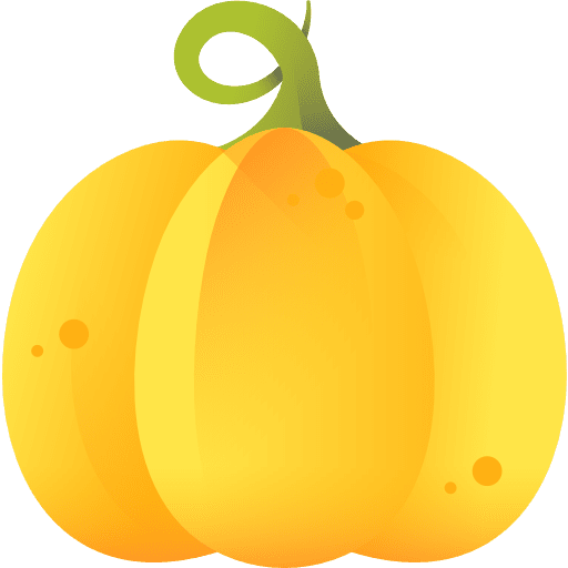 Pumpkin organic vegetarian food icon