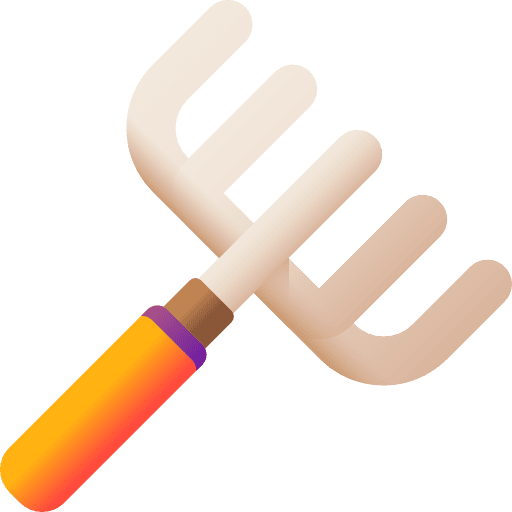 Rake tool farm rake icon