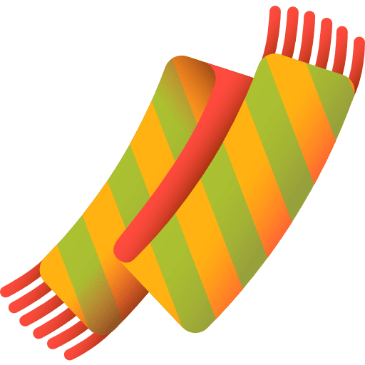 Scarf scarfs garment clothes icon