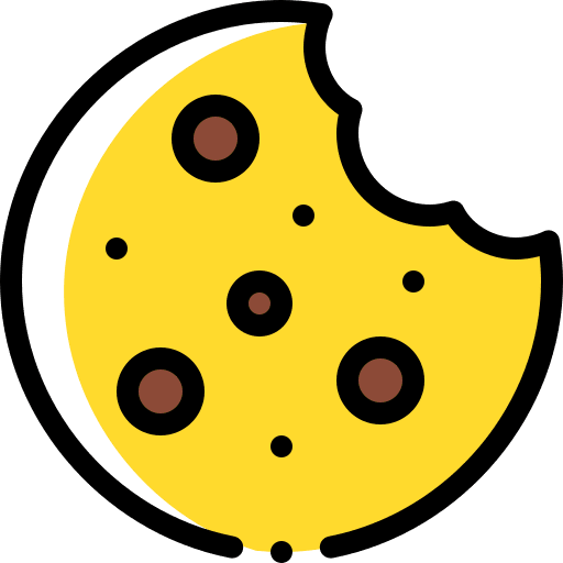 Cookie food and restaurant cookie food icon