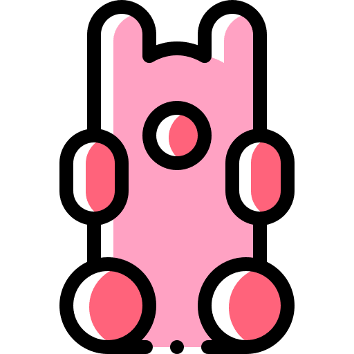 Gummy bear food and restaurant sweet sugar icon