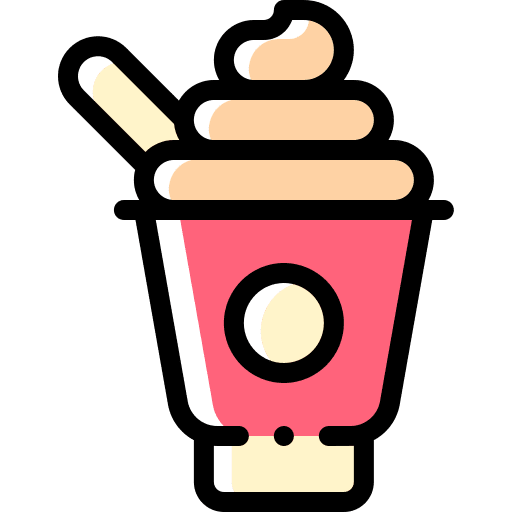 Ice cream food and restaurant food summer icon