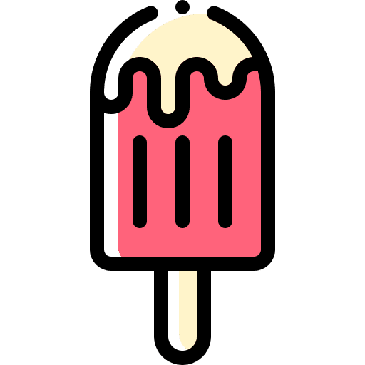 Ice cream food and restaurant sweet summer icon