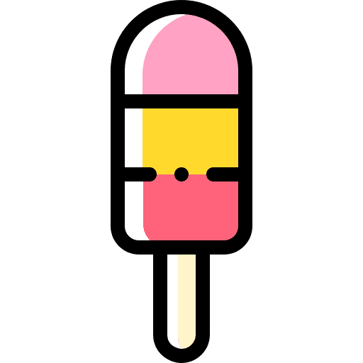 Ice cream summer sweet food and restaurant icon