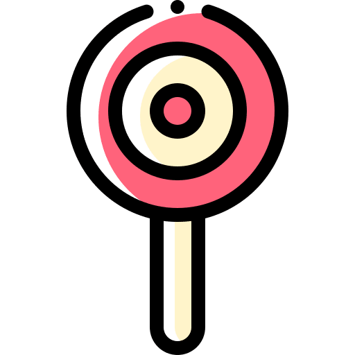 Lollipop food and restaurant popsicle jawbreaker icon