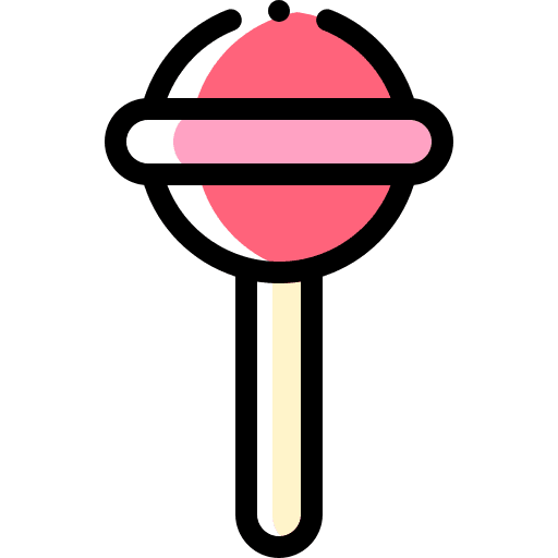 Lollipop popsicle food stick icon