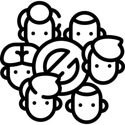 Social coronavirus disease long distance icon