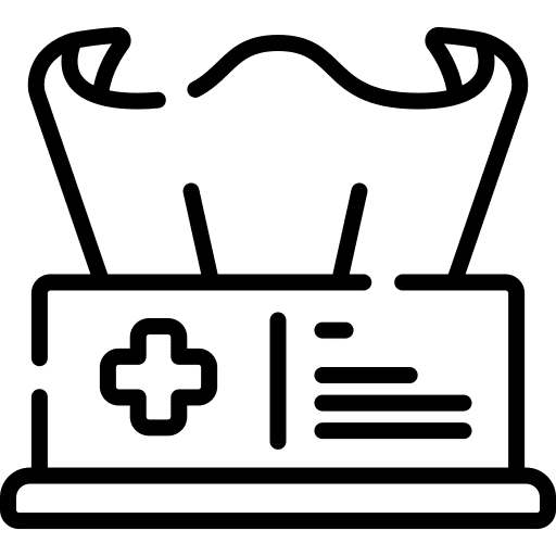 Clean soft tissue paper miscellaneous icon