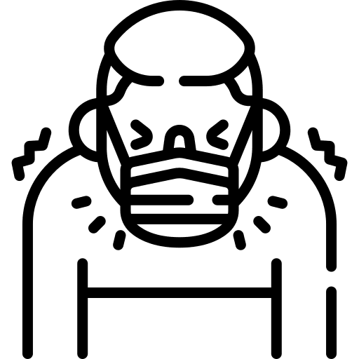 Cough illness cough sickness icon