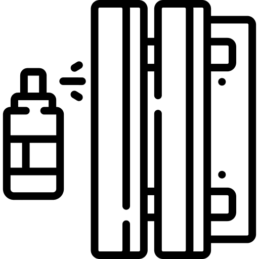 Disinfectant virus spray pathogen icon