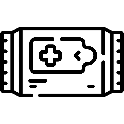 Wet paper wet hygiene icon