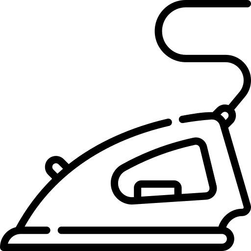 Iron clothing iron laundry service electric iron icon