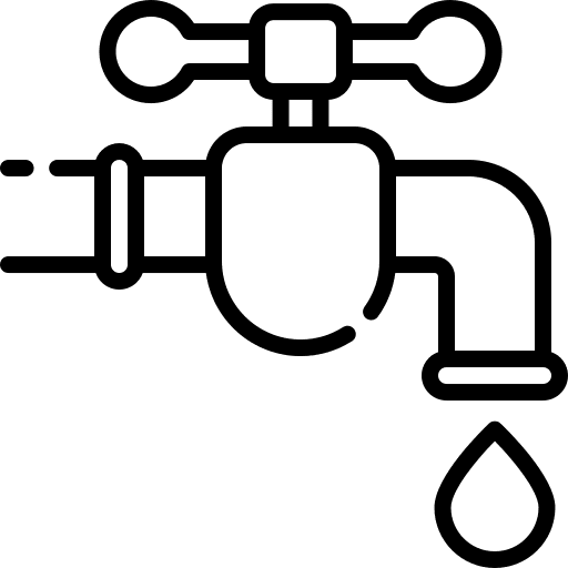 Water tap construction and tools tap laundry icon