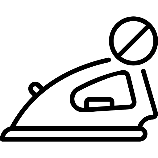 No iron laundry shapes and symbols washing icon No iron laundry shapes and symbols washing icon