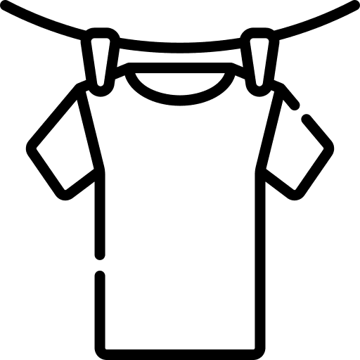 T shirt cloth line clothes icon T shirt cloth line clothes icon